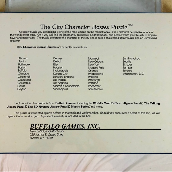 NIB City of San Francisco 1988 Jigsaw Puzzle - Picture 7 of 8